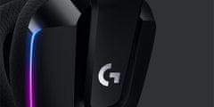 Logitech G733 Lightspeed brezžične slušalke, črne