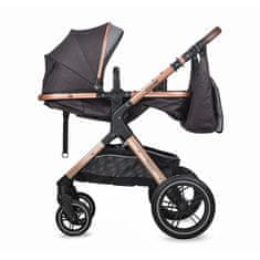Coccolle Otroški voziček 3in1 Melora Diamond črna smart