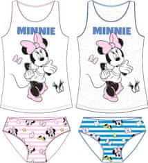 Disney KOMPLET SPODNJEGA PERILA Minnie Mouse, bela/roza, 104/110