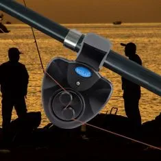 Northix Alarm za ribiško palico - črn 
