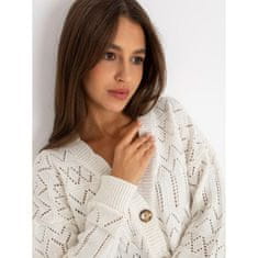 RUE PARIS Ženski pulover z V izrezom RUE PARIS ecru LC-SW-8022.04P_389821 Univerzalni