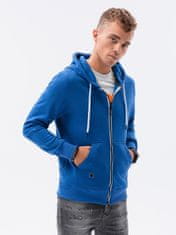OMBRE Moški pulover zadrga Keegan modra M