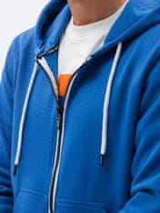 OMBRE Moški pulover zadrga Keegan modra M