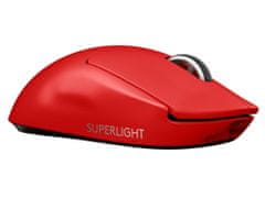 Logitech G PRO X SUPERLIGHT brezžična, rdeča (910-006784)