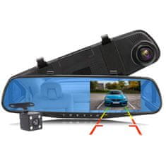 slomart m024a kamera za vzvratno vožnjo snemalnik vožnje full hd ogledalo