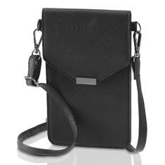 Hama torbica za mobilne naprave s križem, univerzalna, črna