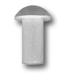Aluminijasta trdna zakovica s kroglično glavo 4,0*10 mm