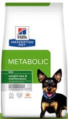 Hill's Metabolic Mini suha hrana za pse, s piščancem, 1 kg