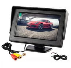 aptel Univerzalni LCD monitor za vzvratno vožnjo 4,3″
