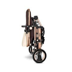 Kiduku kombinirani voziček 3v1 bež/rjava