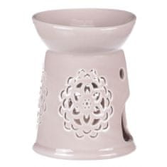 Autronic Aroma svetilka z motivom mandala, svetlo rjava barva, porcelan. ARK3517-COFFEE
