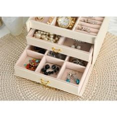 MG Jewelery Box škatla za nakit, béžová