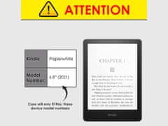 ForeFront SleepCover ovitek za Amazon Kindle Paperwhite 2021 (11 gen), 17.27 cm (6,8''), zelen (KPW_2021_SHL)