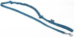 Manmat Najlonski pleteni povodec z blažilcem - modra 230 cm
