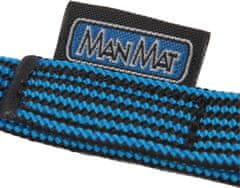 Manmat Najlonski pleteni povodec z blažilcem - modra 230 cm