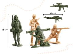 Aga Komplet vojaških figur 114 kosov