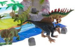 Aga Figurice dinozavrov 7 kosov + podloga in dodatki