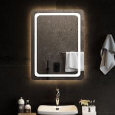 shumee LED kopalniško ogledalo 60x80 cm