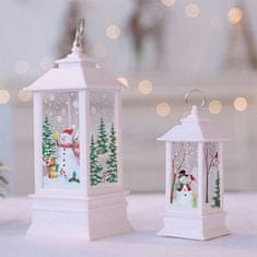 Netscroll Božična lanterna, božična dekoracija, dekoracija doma, lanterna, sezonska dekorativna lanterna, sezonski okraski, idealna za dekoracijo mize, 1+1 GRATIS, LanternLights