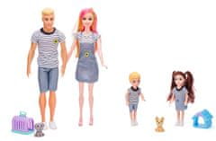 Woody Lutke Družina s hišnimi ljubljenčki, 30 cm
