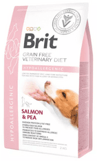 Brit GF Hypoallergenic veterinarska dieta za pse, losos & grah, 2 kg