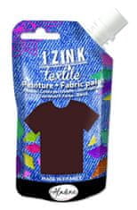 Aladine Barva za tekstil IZINK Textile - rjava, 80 ml