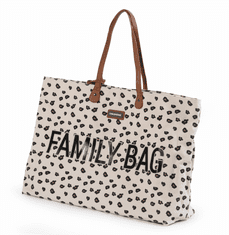 Childhome Potovalna torba Family Bag Platneni leopard