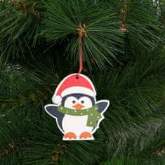 Family Christmas Lesena dekoracija za novoletno jelko pingvin 2 kosa