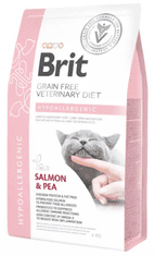 Brit GF Hypoallergenic veterinarska dieta za mačke, 2 kg