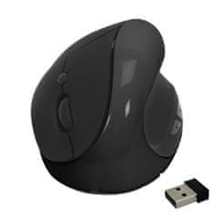 Northix Brezžična računalniška miška z navpičnim in ergonomskim oprijemom 