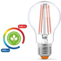 VIDEX LED žarnica E27 A60 8W 290lm FITO svetilka za gojenje rastlin 360°