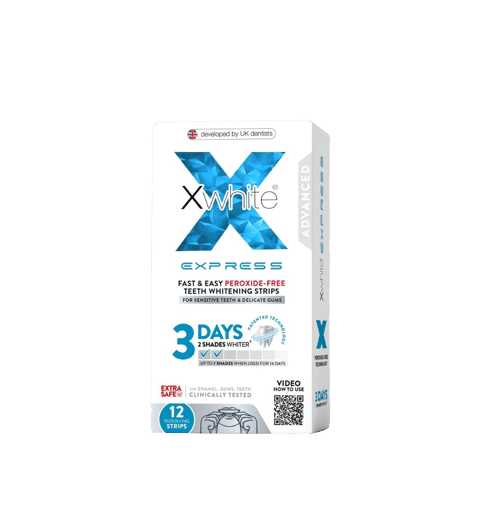 Xwhite® EXPRESS 3 dni - trakovi za beljenje zob brez peroksida