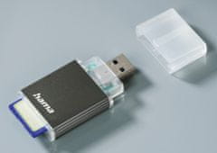 Hama čitalec kartic, USB 3.0, alu (124024)