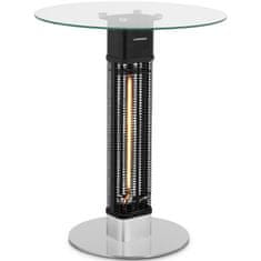 Uniprodo Terasna miza z infrardečo grelno svetilko 230 V 1500 W