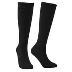 Northix Udobne kompresijske nogavice - črne 
