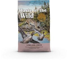 Taste of the Wild Lowland Creek Feline hrana za mačke, pečena prepelica in raca, 2 kg