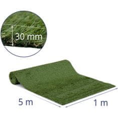 NEW Umetna trava za balkon teraso mehka 30 mm 14/10 cm 100 x 500 cm
