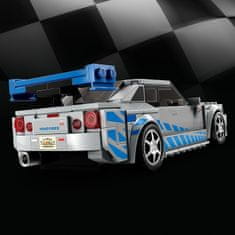 LEGO Speed ​​​​Champions 2 Fast 2 Furious Nissan Skyline GT-R igrača (R34)