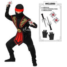 Widmann Kostum Ninja z Orožjem, 128