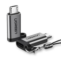 Ugreen Adapter USB-C na mikro USB US282 (siv)