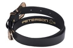 Peterson Ženski pas z okrasno kovinsko zaponko - 90