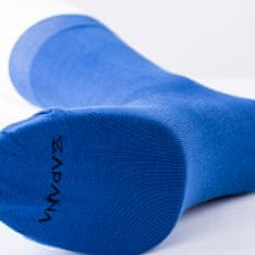 Zapana Moške enobarvne nogavice Wave modra vel. 42-44