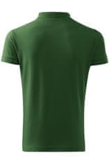 Malfini Moška elegantna polo majica, steklenica zelena, XL