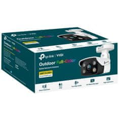 TP-Link VIGI C340 6mm zunanja nadzorna kamera, dnevna/nočna, 4MP, LAN, QHD, bela