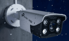 TP-Link VIGI C340 6mm zunanja nadzorna kamera, dnevna/nočna, 4MP, LAN, QHD, bela