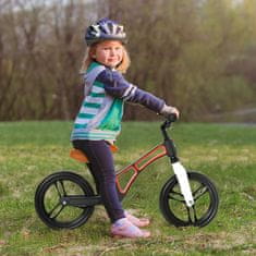 HOMCOM Kolo iz magnezijeve zlitine brez pedal za otroke od 2 do 5 let z nastavljivo višino sedeža in krmila, polna kolesa, 86x41x49-
56 cm, črno-bela