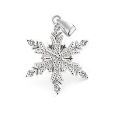 Beneto Dizajnerski srebrni obesek Snowflake AGH681