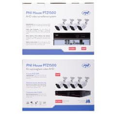 PNI PTZ1500 5MP, DVR in 4 zunanje kamere ter 1 Tb HDD vključeni