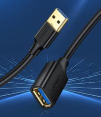 Ugreen kabelski podaljšek USB 3.0 (ženski) - USB 3.0 (moški) 2 m črn (US129 10373)