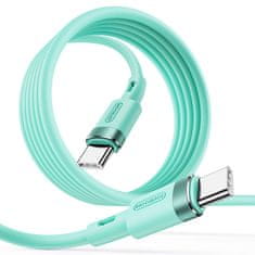 Joyroom robusten kabel USB Type C - USB Type C 3A 1,8 m zelen (S-1830N9)